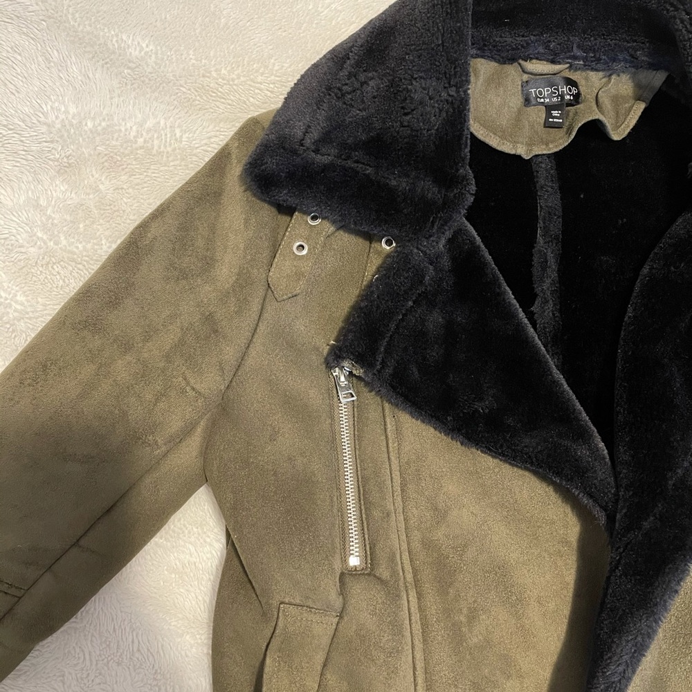 ***SOLD***Suede Jacket from Top Shop 🖤 - Picture 5 of 7